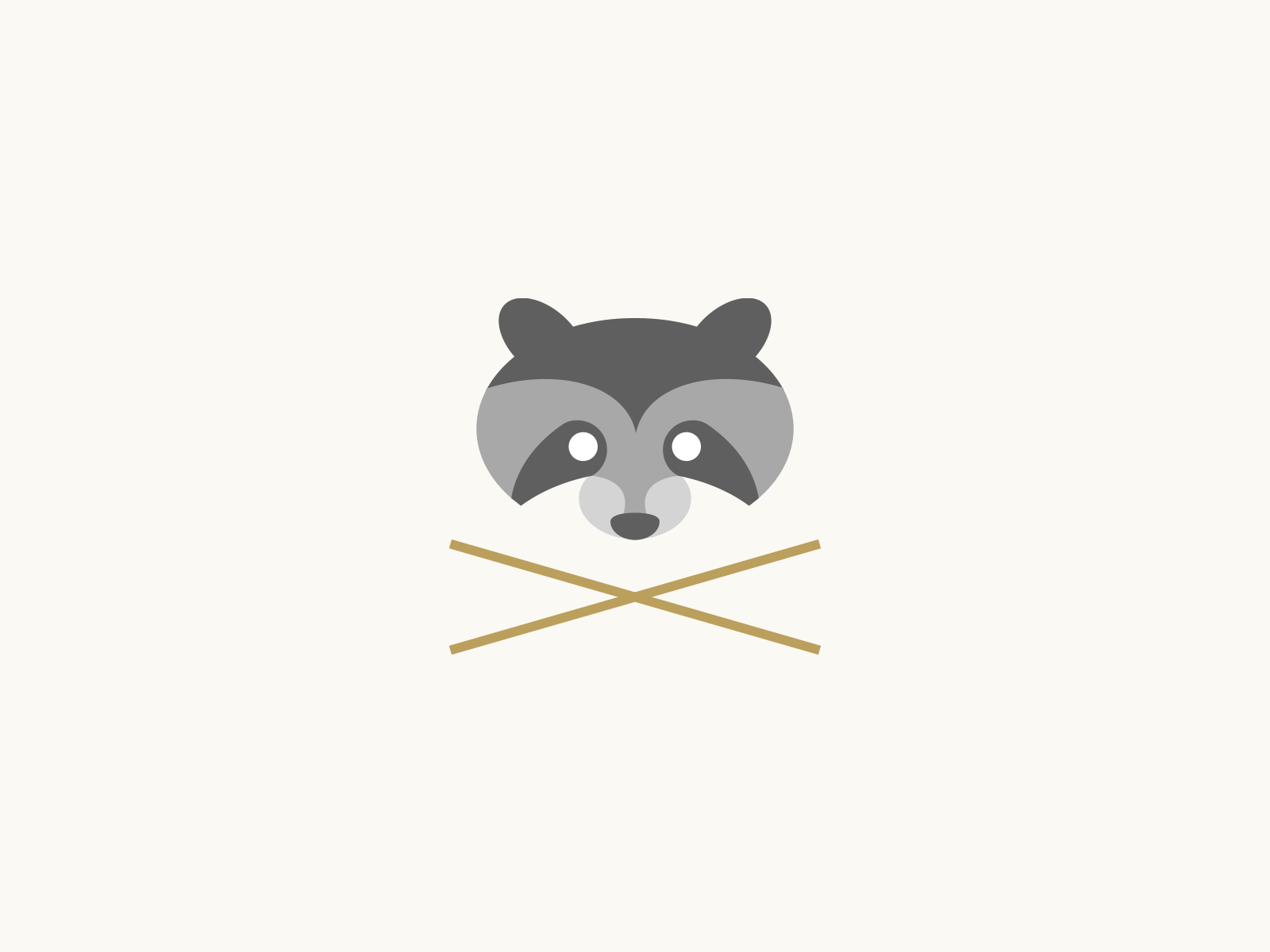 Cinnamon Raccoon animal branding branding design cinammon sticks cinnamon clean face food head icon illustration logo raccoon raccoons vector