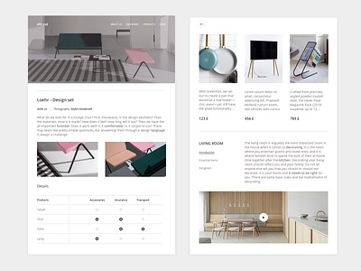 SPC - ecommerce website clean design designer ecommerce furniture furniture store furniture website house houses industrial design interactive interface interior layout responsive shop shopping ux website white