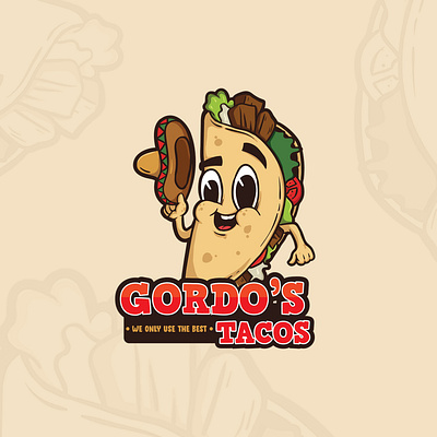 Tacos branding concept fast food food illustration logo logo design mascot mascot logo mexican tacos vector