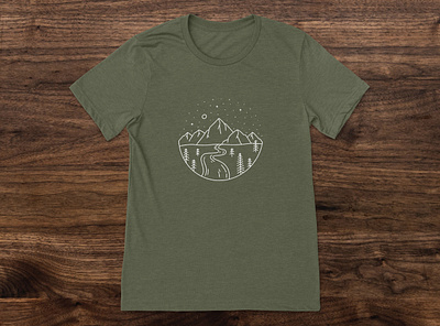 XPLR More Tee adventure apparel design explore more graphic tee mountains stars tshirt