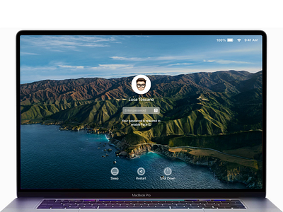 Macbook Face ID animation apple big sur concept face id facial recognition ios ios14 login macbook macbook air macbook pro macos progressbar