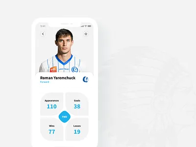 Daily UI #006 • User Profile app branding buffalo daily ui dailyui kaa gent sketch sketchapp soccer ui