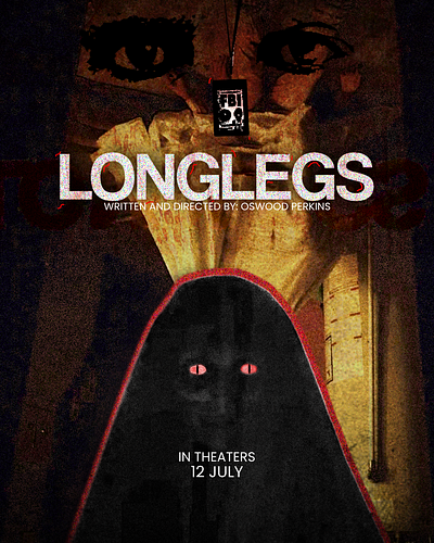 Poster for the movie [LONGLEGS] graphic design