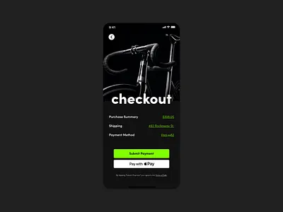 Daily Ui #002 - Credit Card Checkout app dailui design minimal typography ui ux