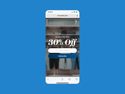 Daily Ui #016 - Pop-Up/Overlay dailui design minimal typography web