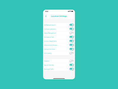 Daily Ui #015 - On/Off Switch app dailui design flat minimal ui