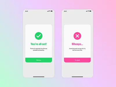 Daily Ui #011 - Flash Message app dailui design flat minimal typography ui web