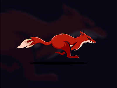 RUNNING FOX america animal branding clothing company consulting design dribble fox general ideas illustration instagram law logo logoinspirations realestate restaurant vector zerologicstudio