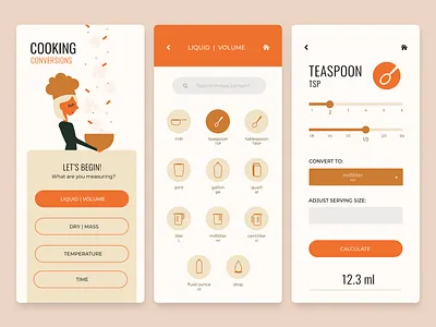 Conversions app color dailyui dailyui004 design flat icon logo ui ux vector web