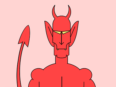 Demon character css css art css drawing css3 html html css html5 illustration vector