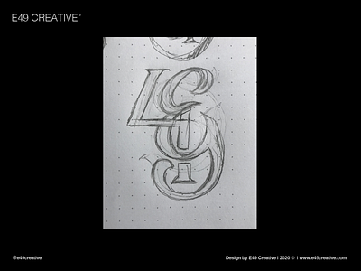 E49 Monogram brand branding icon identity logo logotype mark monogram monogram design monograms symbol
