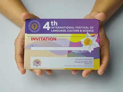 spring festival branding design graphic icon logo mockup