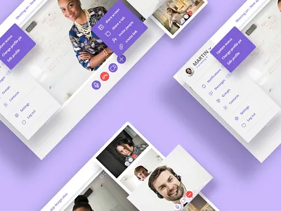 Video conference web app app design design ui ux video calling video conference web web app design