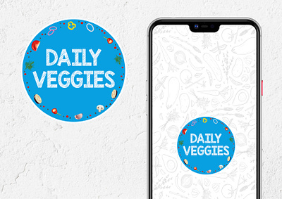 Daily Veggies illustrator logo logo design mobile app photoshop ui vector