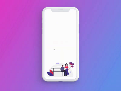 Valentines App Concept app design concept design mobile app mobile app design ui uidesign uiux ux ux design uxui uxui design uxuidesign valentine day