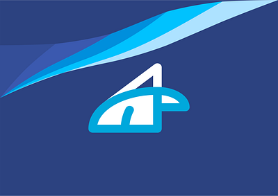 Arctic Pure fresh wind of chage design icon illustration logo typography