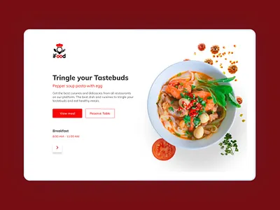 Food Store design food delivery app food landing page food web food website landing page landing page design minimal ui ui design ux web web design website design