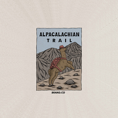 trail badge vintage hand drawn design illustration art badge badge logo clothing clothing brand design graphic design illustrator tropical vector vintage badge vintage design