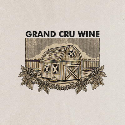 wine badge vintage hand drawn design illustration art badge badge logo design graphic design illustrator retro retrowave tropical vector vintage vintage badge vintage design vintage font vintage logo wine wine bottle wine glass wine label winery