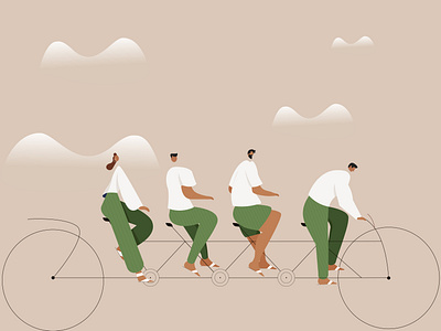 Journey from friends to family. art design graphicdesign graphics illustration procreate art