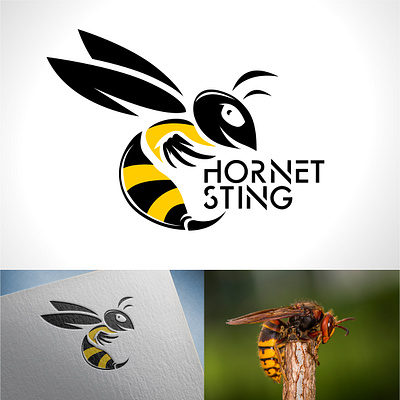 HORNET STING animation art branding design flat graphic design icon illustration logo vector