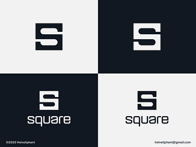 square - logo concept brand design brand designer branding creative logo icon lettermark lettermark logo logo logo design logo design concept logo designer logotype minimalist logo s letter logo square typography