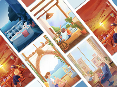 What life looks like design illustraion life