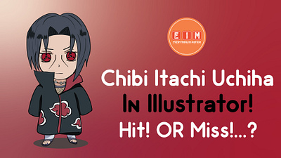 Chibi Itachi Uchiha In Illustrator!.. Hit! OR Miss!...? chibi itachi uchiha timelapse chibi itachi uchiha timelapse how to make chibi itachi uchiha how to make chibi itachi uchiha illustration itachi uchiha in illustrator itachi uchiha in illustrator vector