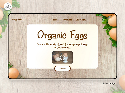 Organic Food Shop delivery app design ecommerce food app food delivery graphic design graphics landing page minimal product design prototype typography ui ui design user experience user inteface ux web web design website