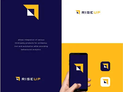 rise up logo branding icon identity logo logo design logodesign logos symbol
