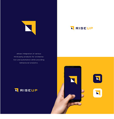 rise up logo branding icon identity logo logo design logodesign logos symbol