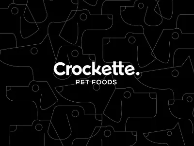 Crockette. | Pet Foods branding design food graphicdesign illustration logo pet pet care petfoods pets petshop typography vector