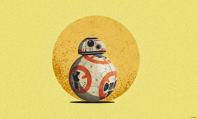 BB8 bb8 design illustration illustrator light robot srabon arafat star wars texture illustration vector vector art vector illustration vintage vintage old vintage texture