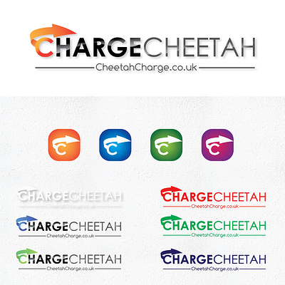 CHARGE CHITAH LOGO app design illustrator logo