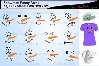 Snowman faces christmas faces christmas vector funny face snow snowman snowman emoji snowman face snowman illustration snowman svg snowman vector