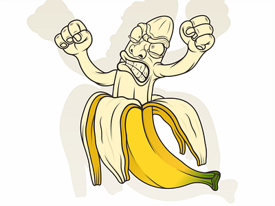 banana logo illustration