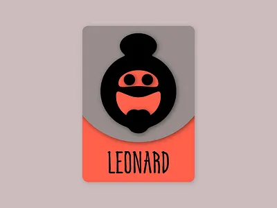 Leonard cartoon character design illustration illustrator vector