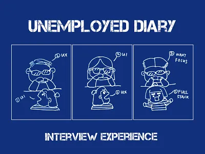 Unemployed diary：interview experience comic cute desig designer diary effyzhang happy illustration life manga reality sad ui ux warm