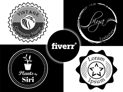 design a hipster or retro vintage logo animation app badge logo branding design flat hipster logo illustration logofolio logotype redesign retro logo retro vintage round logo stamp ui ux vintage logo web website