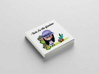 Tutu in the Garden - Children Book Cover Illustration art art direction artist artwork brand design children book illustration childrens book colombo cover art cover artwork creative design drawing dribbble flat illustration illustration illustrator kidlit kidlitart srilanka