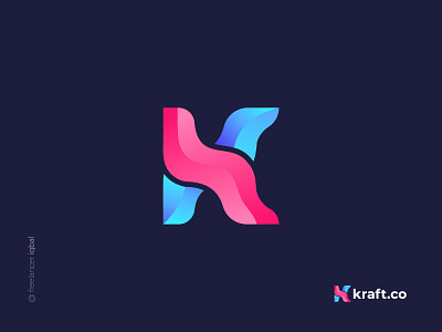 K Initial Modern Letter Logo Design - K Logo Mark app logo design brand identity corporate creative design dribbble initial logo k logo mark logo logo branding logo design logo design branding logo designer logo trends 2020 logotype modern logo typography vector