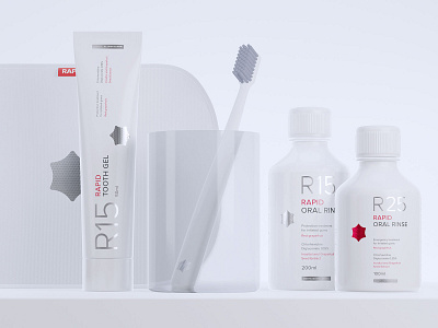 RAPID 3d blender minimal packaging swiss