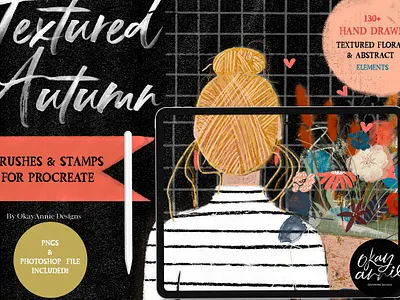 Textured Autumn For Procreate brush brushes design digital art graphic design procreate procreate app procreate art procreate brush procreate brush set procreate brushes procreate illustration procreateapp shape stamp texture texture brush texture brushes textured textures