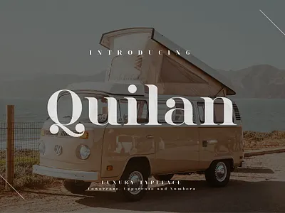 Quilan - Luxury Typeface branding design elegant fonts font design fonts collection logo luxury luxury font luxury fonts modern fonts professional regular sans serif sans serif font serif serif font serif fonts simple typeface typography