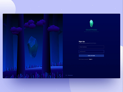 Secret - Sign Up Animation connect login login design login form login page login screen sign sign in sign up sign up form sign up page sign up screen sign up ui signup ui ui ux uidesign uiux