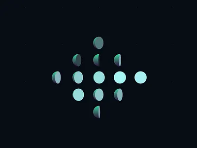 Semi Circle animation circle dark design geometry loading semicircle shapes ui