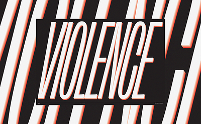 Violence art condensed design designer digitalart digitalarts experimental flat helvetica minimal minimalist poster design swiss type typogaphy visualdesign