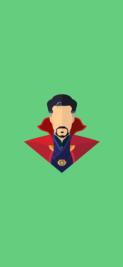 Dr Strange animation design dr strange illustration illustrator marvel minimal