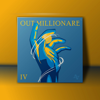 Out Millionaire Cover album art album artwork album cover album cover design branding design art illustration music music art music branding