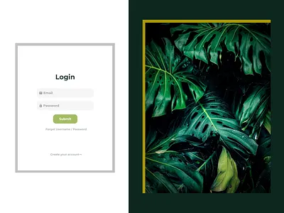 Login Page - Daily UI Challenge dailyui dailyui 001 dailyuichallenge design illustration login page minimal ui uidesign uiux userinterface ux web webdesign website